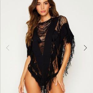 Beach Bunny Swim Haute Summer Pancho Cover up.